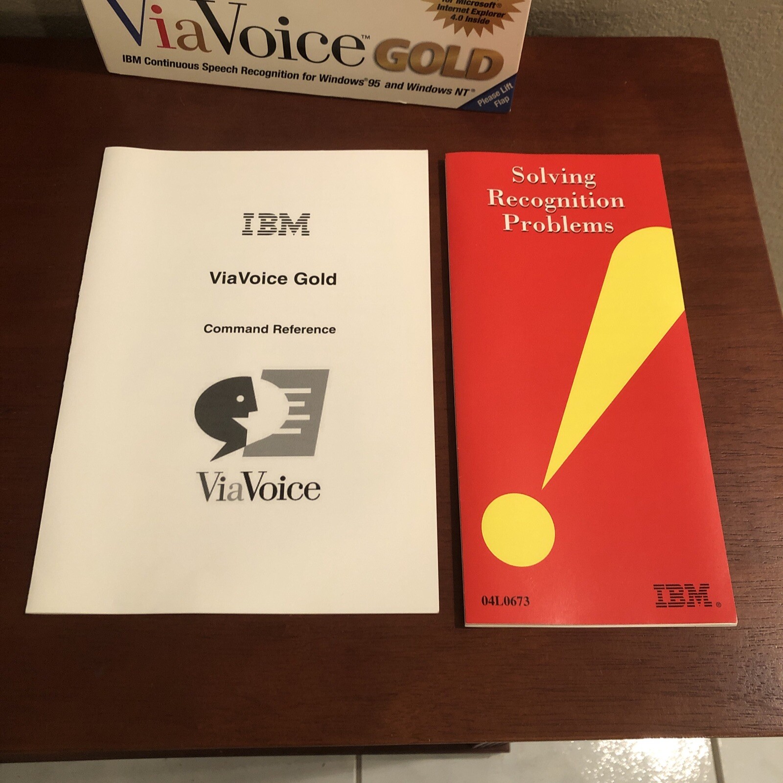 IBM ViaVoice Gold ~ Continuous Speech Recognition ~ Version 4.3 ~ VoiceType ~ CD