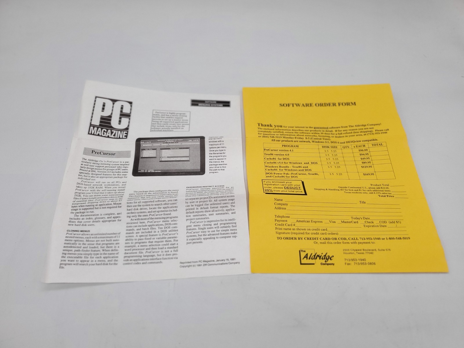 Cache86 v5.0 (Aldridge Software, 3.5″ Floppy, Windows & Dos) 286 and above – VTG