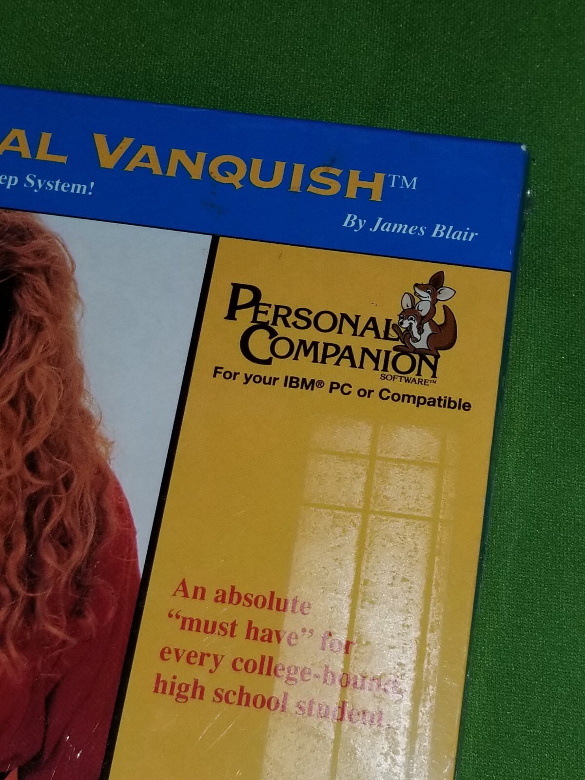 Verbal Vanquish SAT Prep SEALED 5.25 Disk Personal Companion PC IBM Software