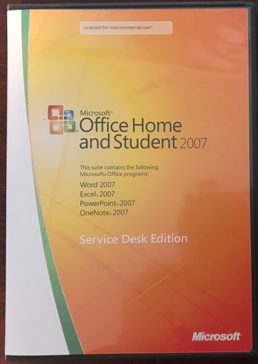 Microsoft Office 2007 Home and Student – Service desk edition, w/key