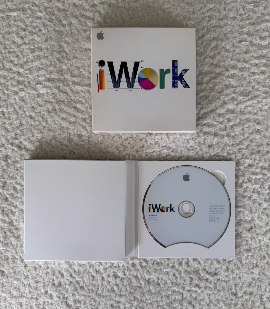 Apple iWork ’09 V9.0.3 MB942Z/A Install DVD Full Retail Version for Mac