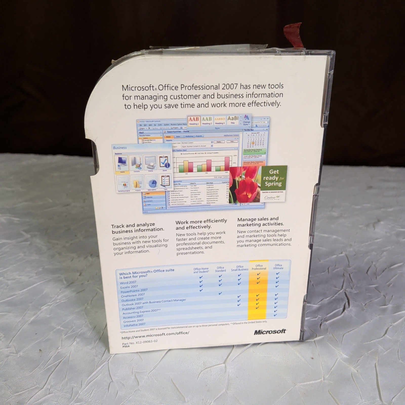 Microsoft Office 2007 Professional Full English Retail Version w/ Product Key