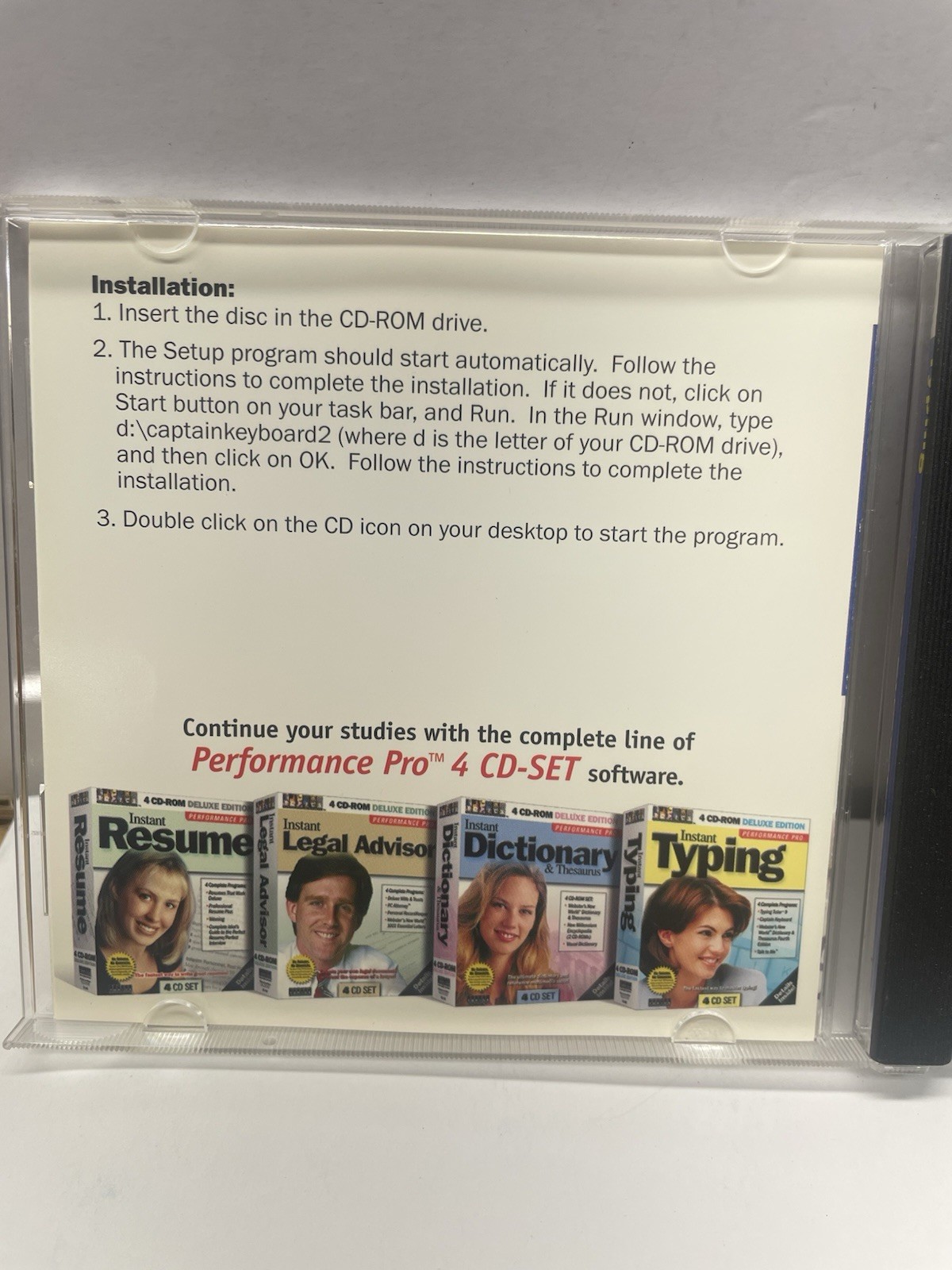 SNAP! EVERYDAY SOLUTIONS TYPING CD SOFTWARE