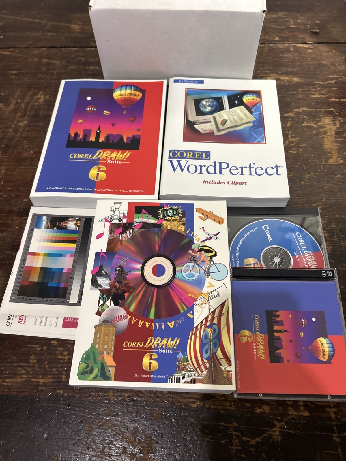 Corel Draw Suite 6 Macintosh Mac Vintage Complete Rare 1996