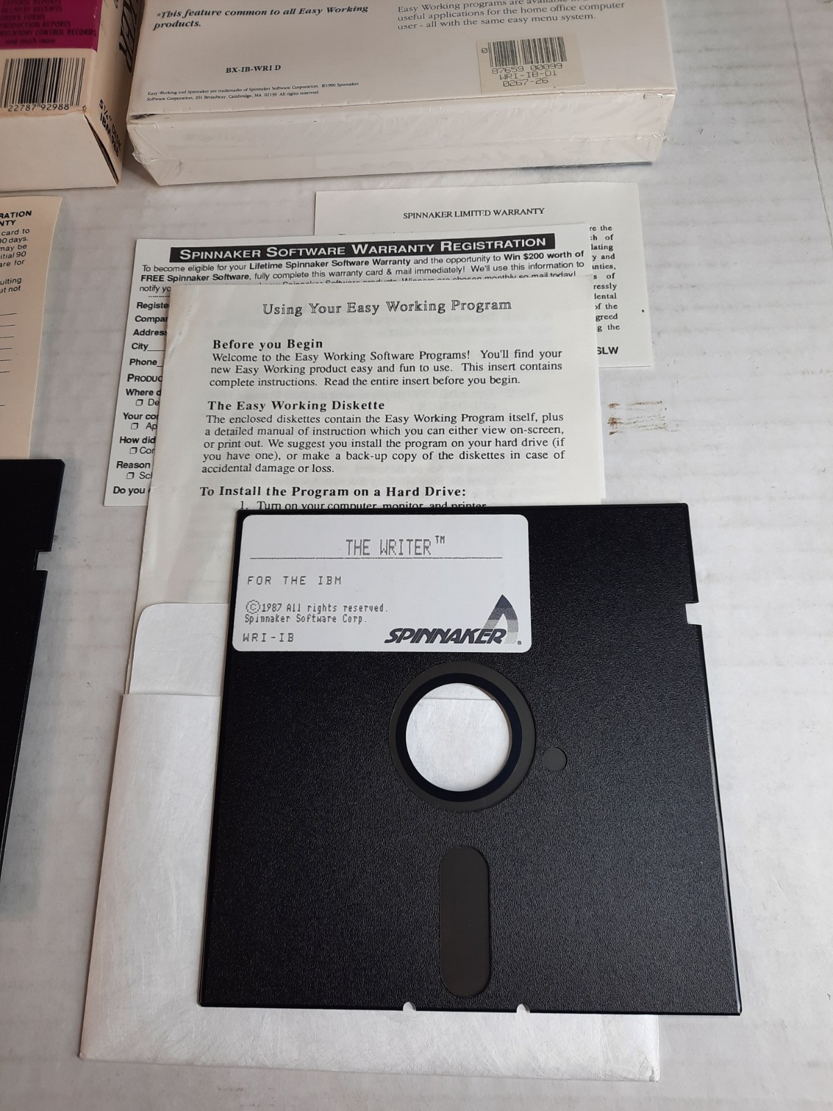 Forms Maker Rebel Spreadsheet & The Writer IBM PC Tandy Software TESTED Lot of 3