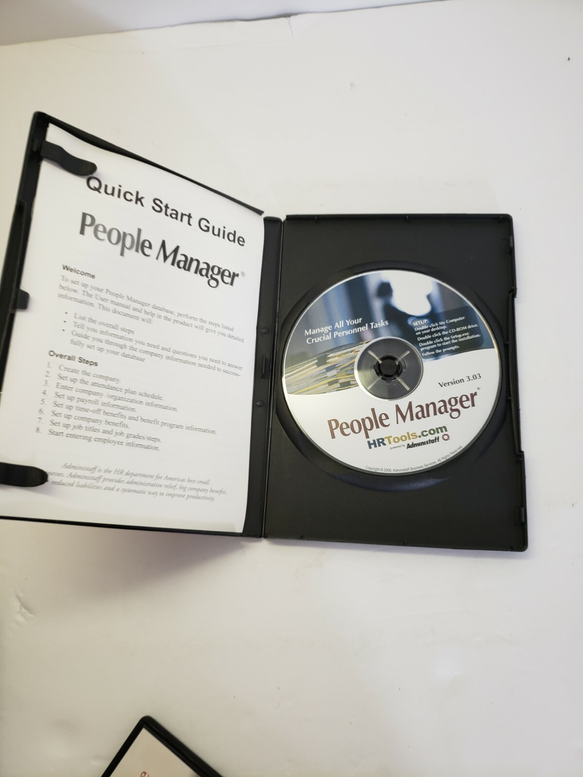 Ultimate Employer Workforce Management Software CD-ROM HR Tools By Administaff