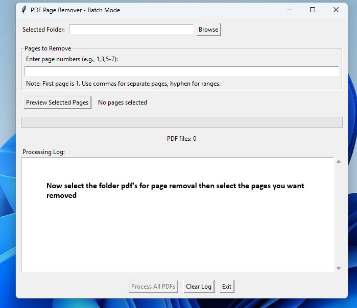 Pdf Page Removal Software Utility Windows 7,8,10,11 64Bit OS No Internet Needed