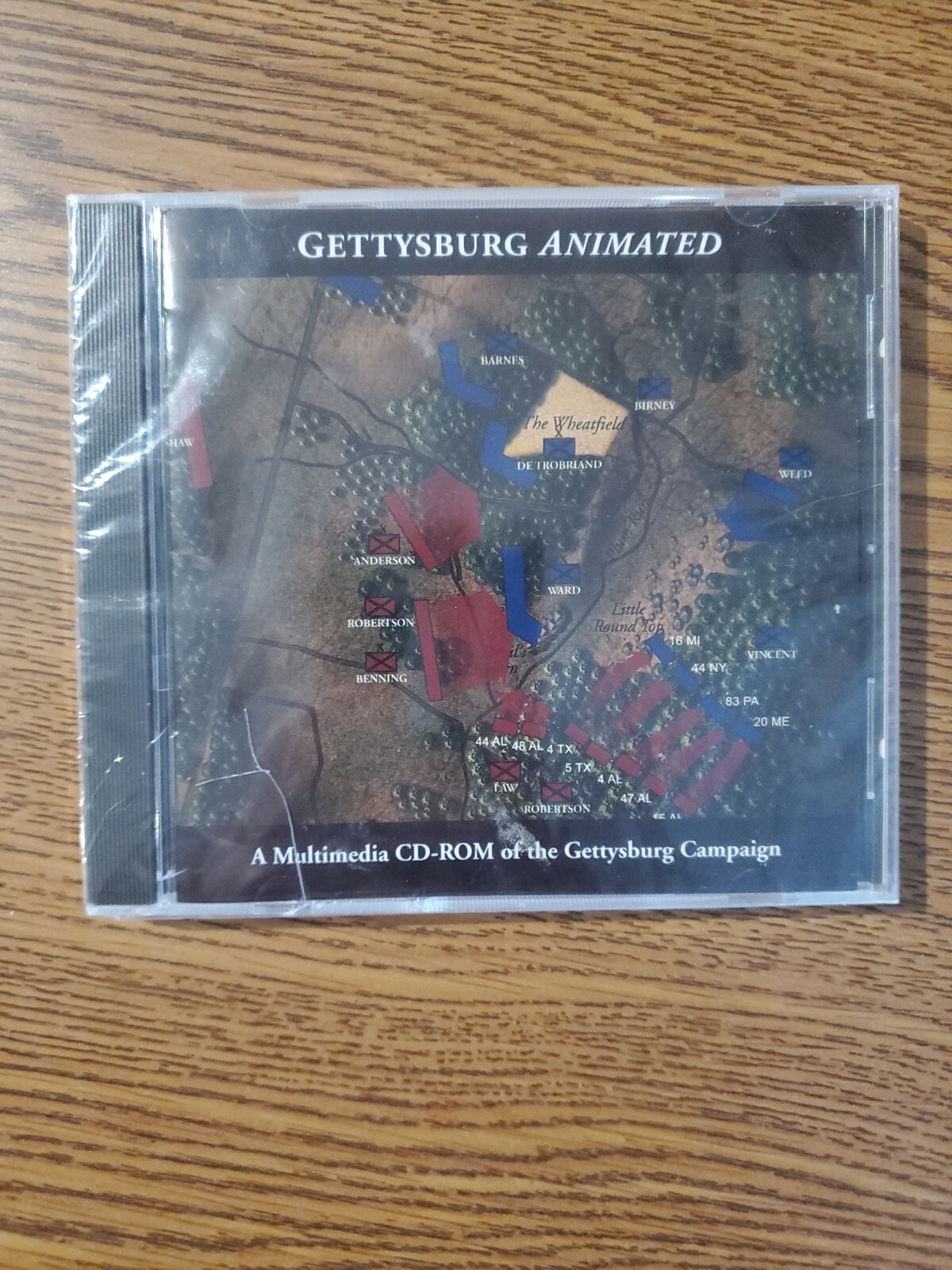 Gettysburg Animated Multimedia CD for Windows 95/98/2000 CD-ROM Sealed QuickTime