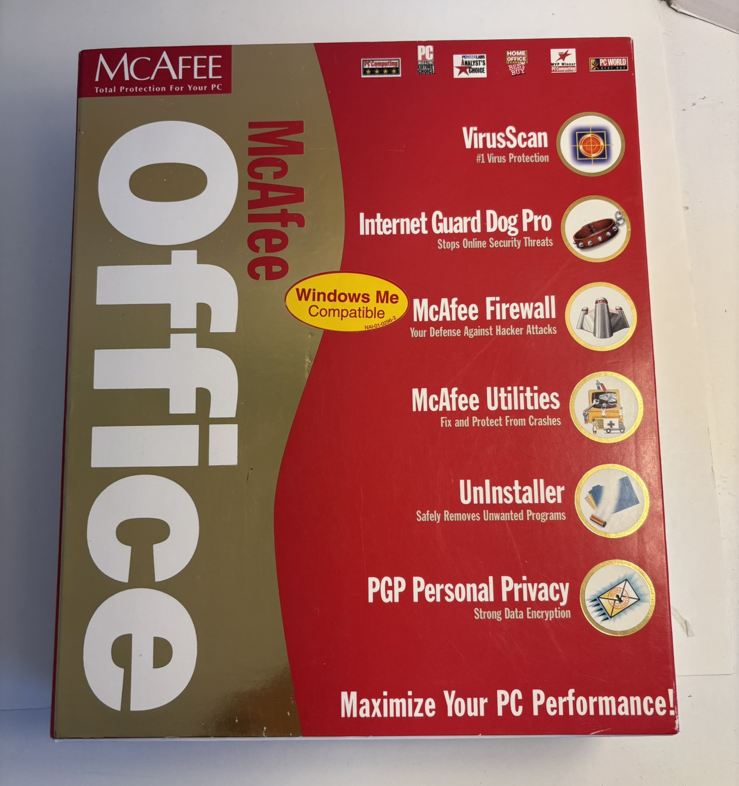 Vintage McAfee Office V3.1 Software – New Open Box