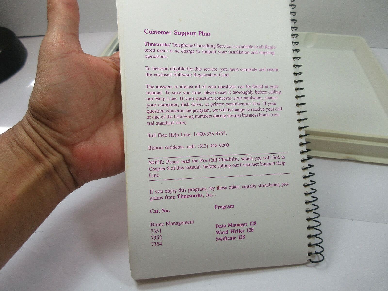 vintage 1982 Timeworks Word Writer software Commodore 128 manual floppy disks