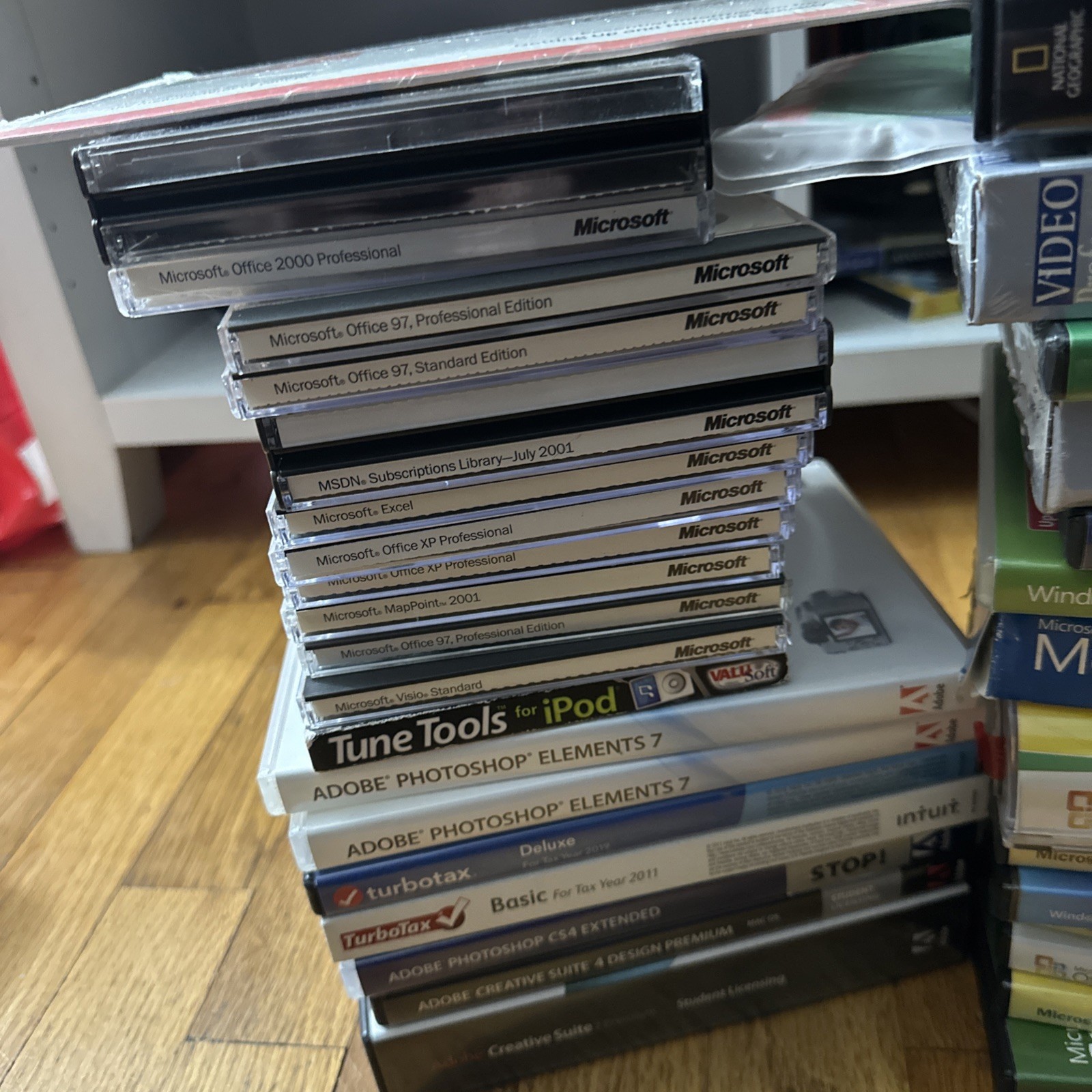 Lot Of 60+ Computer PC Software Windows Adobe Mac Paint Studio TurboTax Office