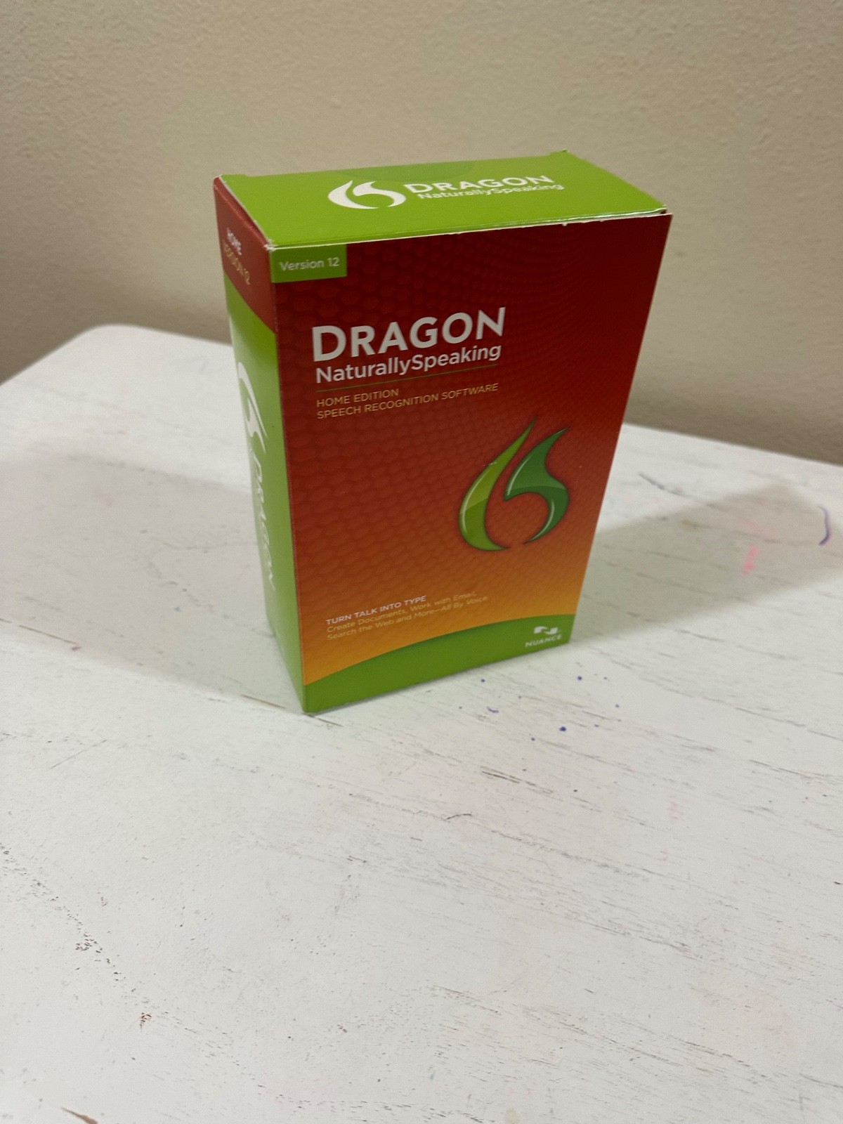 Nuance Dragon Naturally Speaking 12 Home K409A-G00-12.0 NEW Opened Box