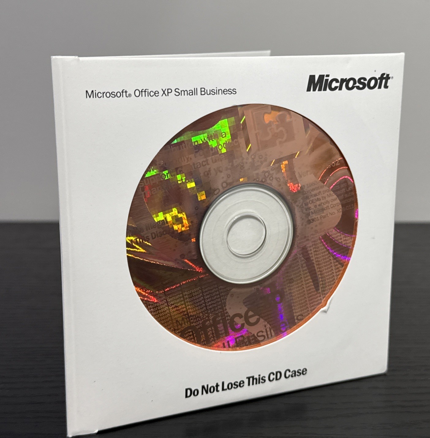 2001 Microsoft Office XP Small Business SBE for Windows Discs w/ Product Key