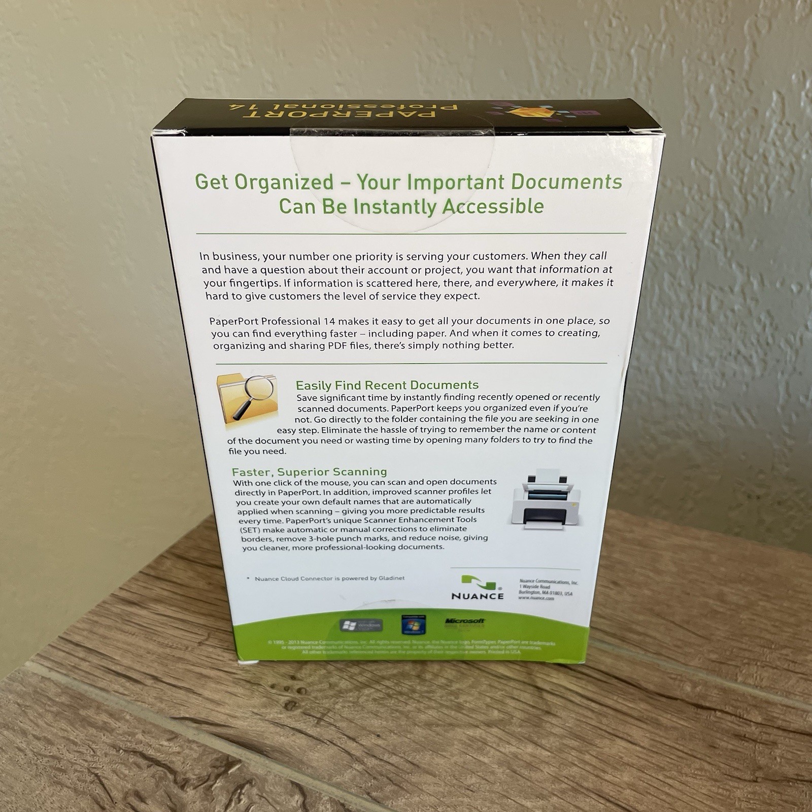 Nuance PaperPort Professional 14 Rare New Sealed PC Document Management Software