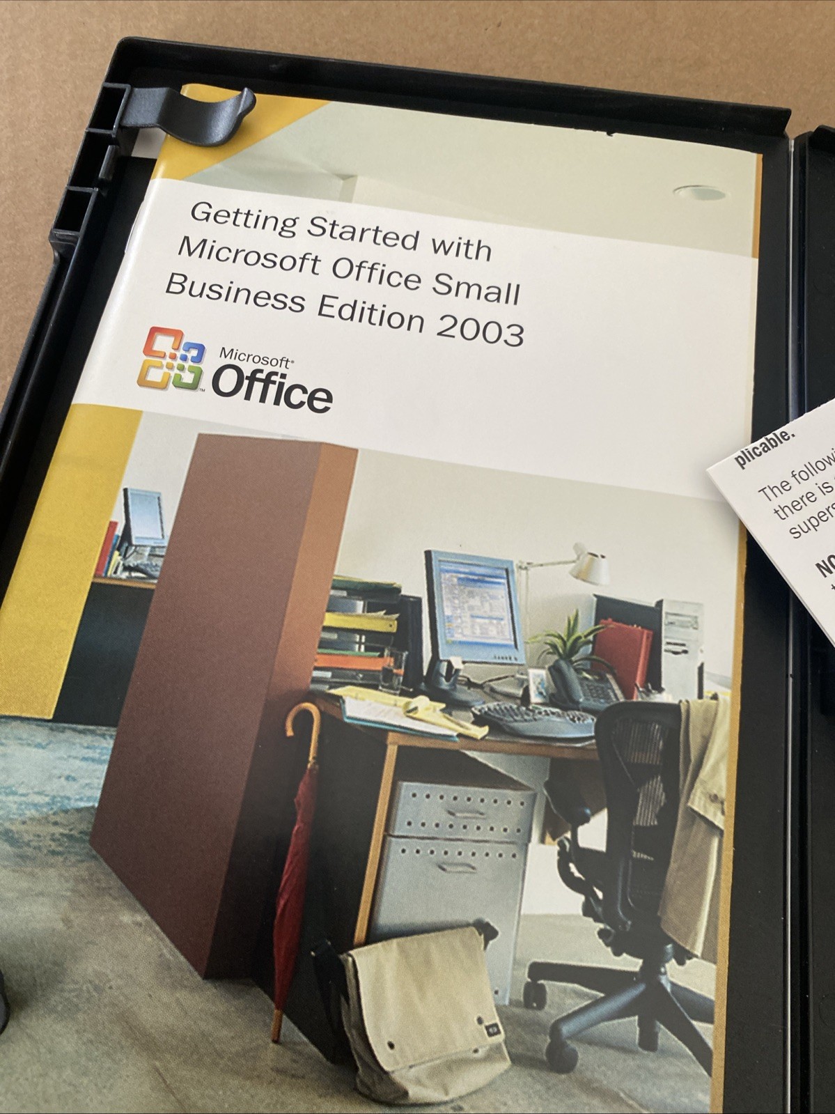 Microsoft Office Small Business Edition 2003 (3-Disc Set, 2003) W/ User Manual