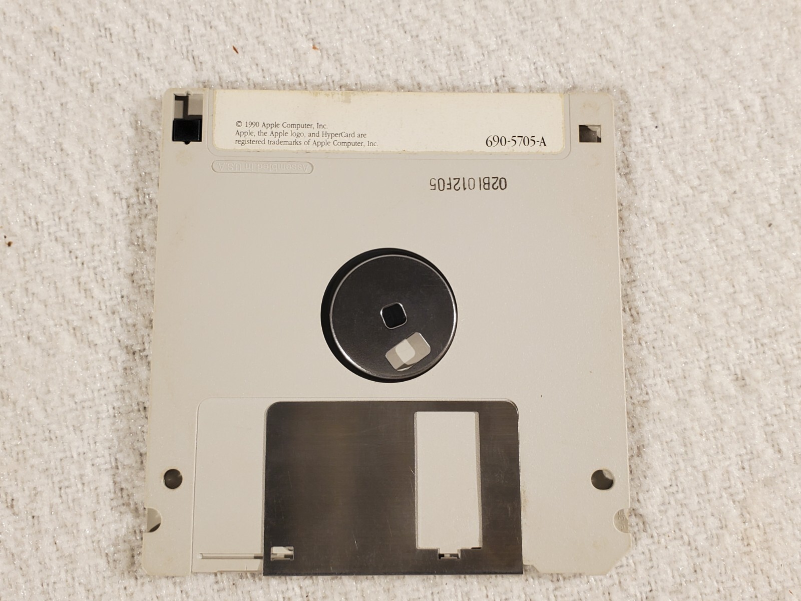1990 Apple Macintosh HyperCard Program 690-5705-A 3.5″ Floppy Disk
