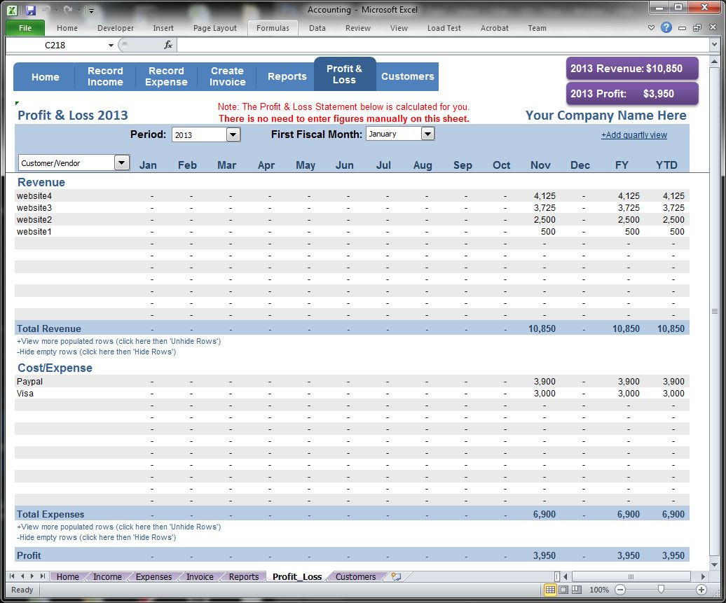 Small Business Accounting Software Record Income and Expense Transactions