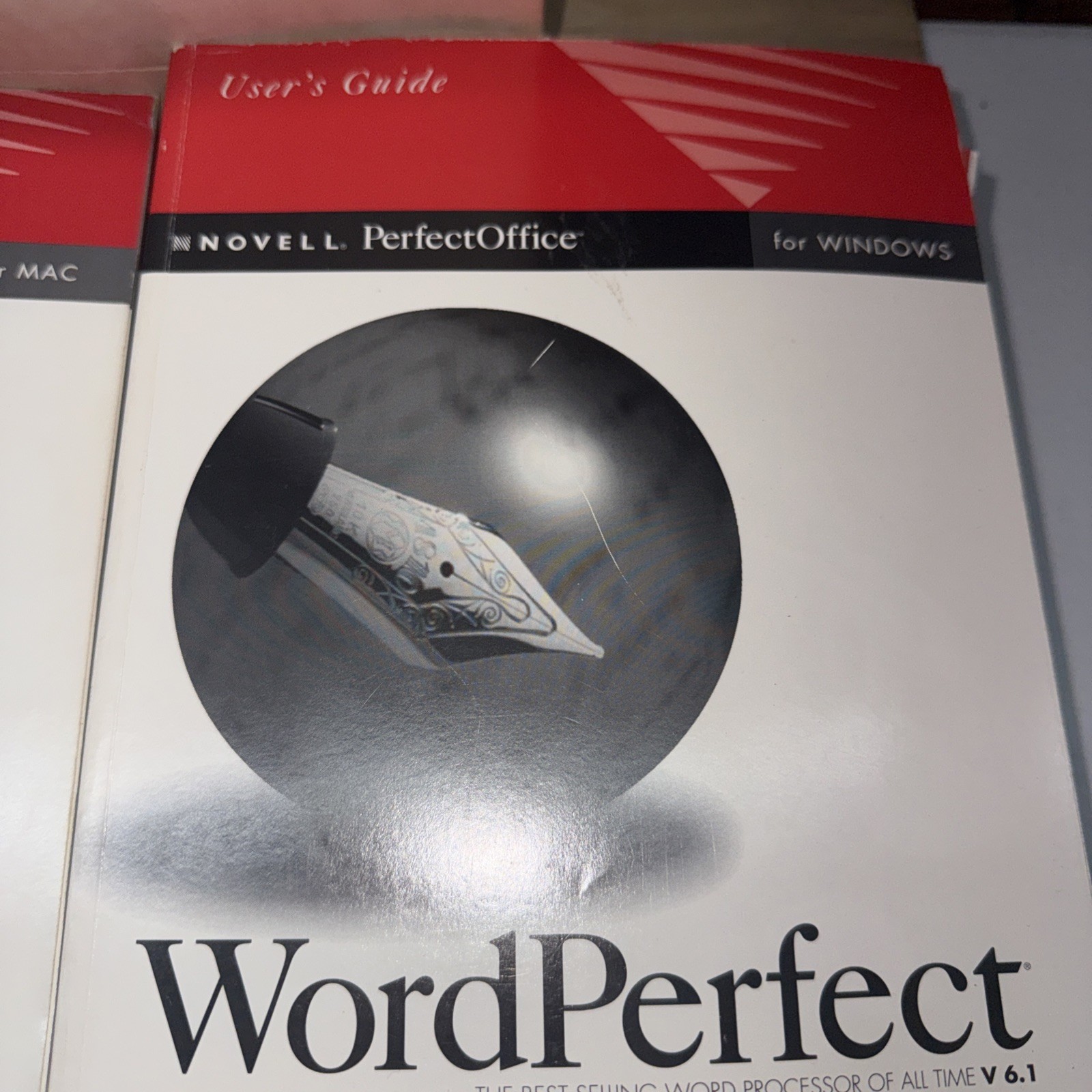 Novell Word Perfect Perfect Office Processor V 6.1 For Windows 3.5 floppy disks