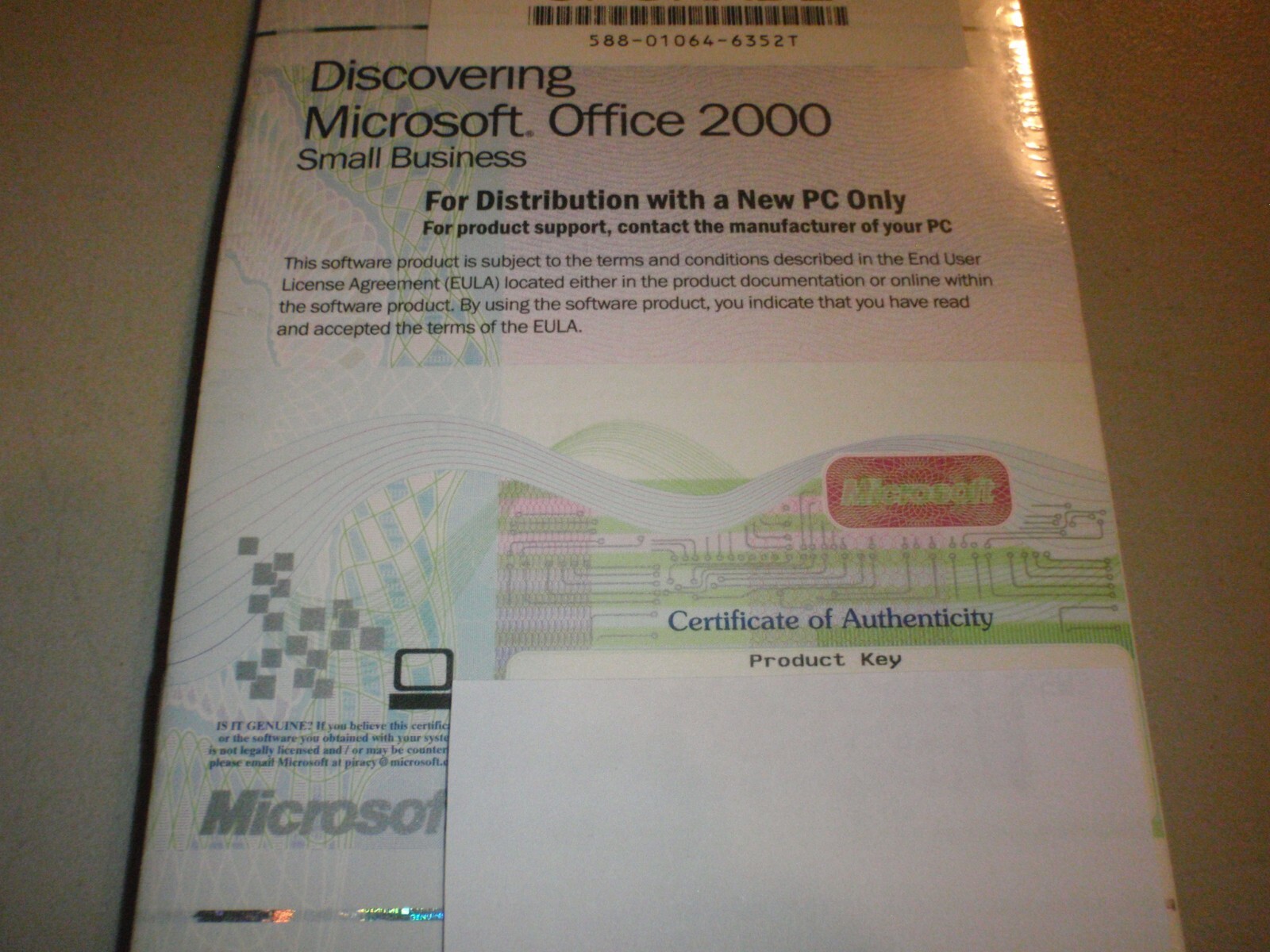 Microsoft Office 2000 Small Business OEM version w/ Word & Excel More New Sealed