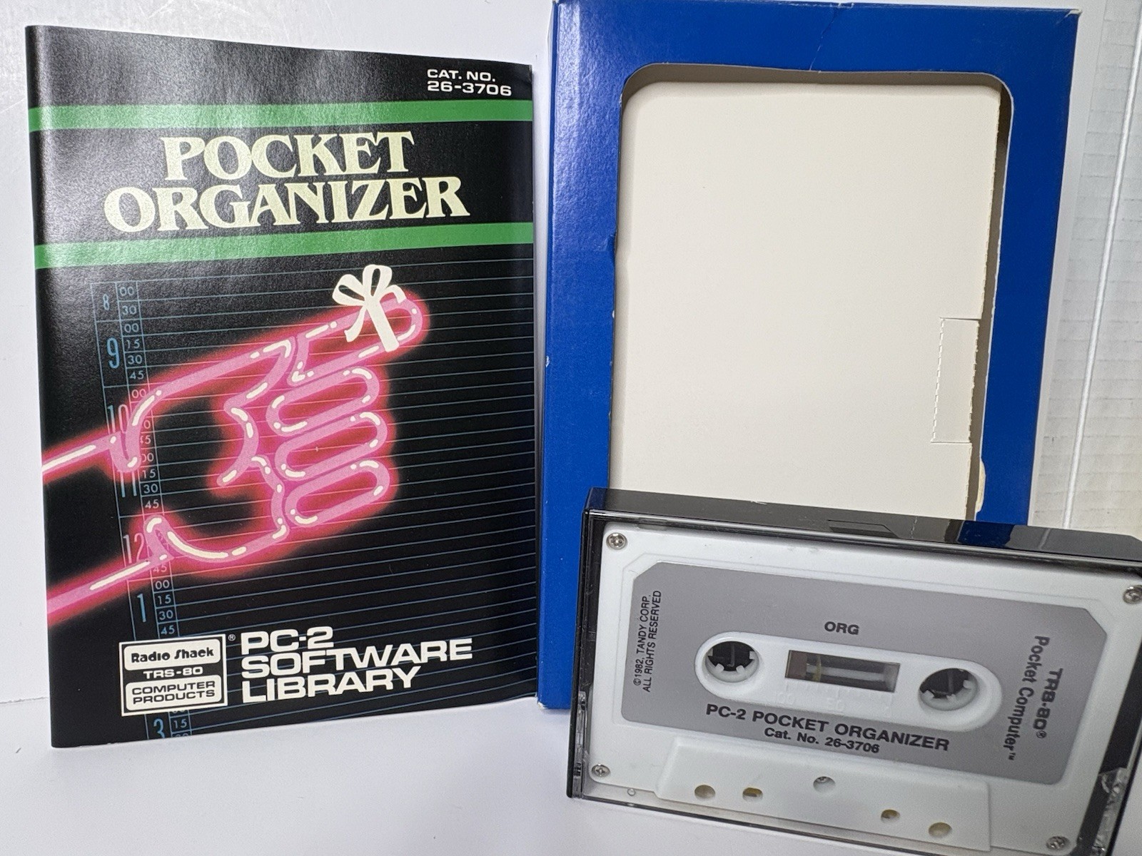 Radio Shack Tandy TRS-80 PC-2 Software Library POCKET ORGANIZER 26-3706