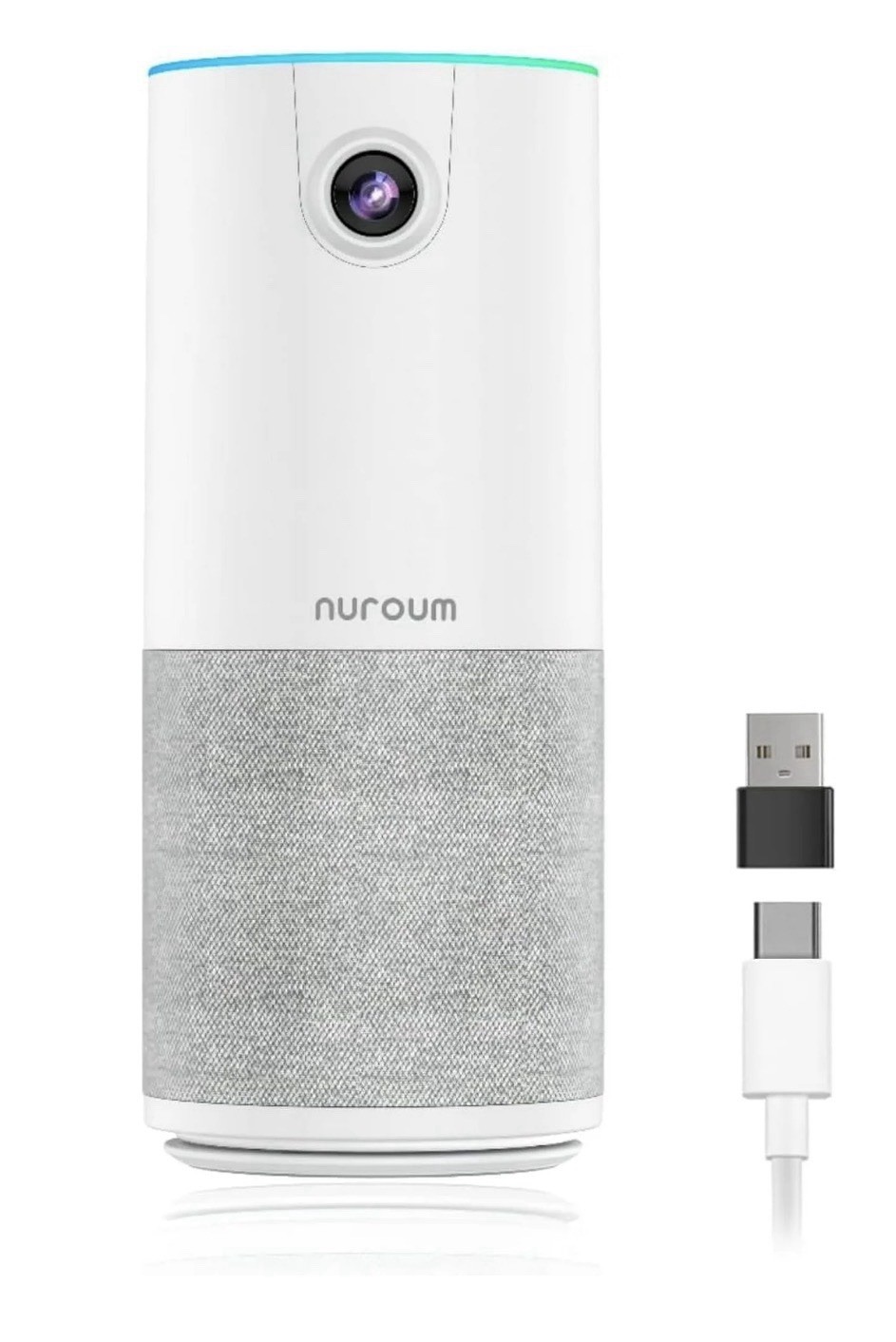 NEW!! Nuroum C10 1080P Conference Webcam with Microphone Speaker, AI Noise Free
