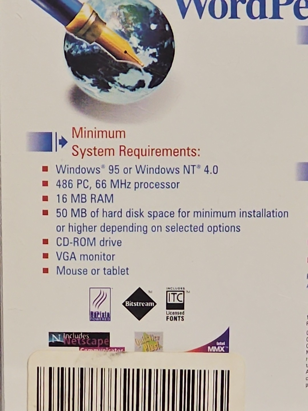 Corel Word Perfect Suite 8 (CD-ROM, 1997) w/ Maximizing Guide
