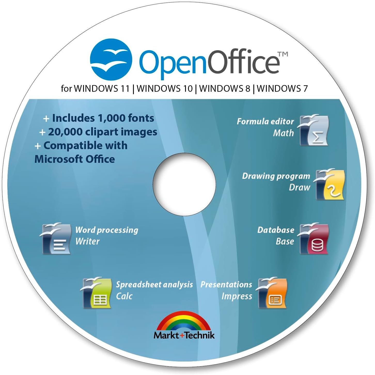 Office Suite 2025 Edition CD DVD 100% compatible with Microsoft® Word® and