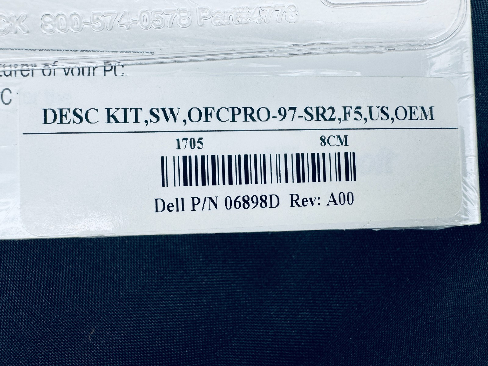 Microsoft Office 97 Pro CD w/ Authenticity Certificate & Manual, Sealed, #29
