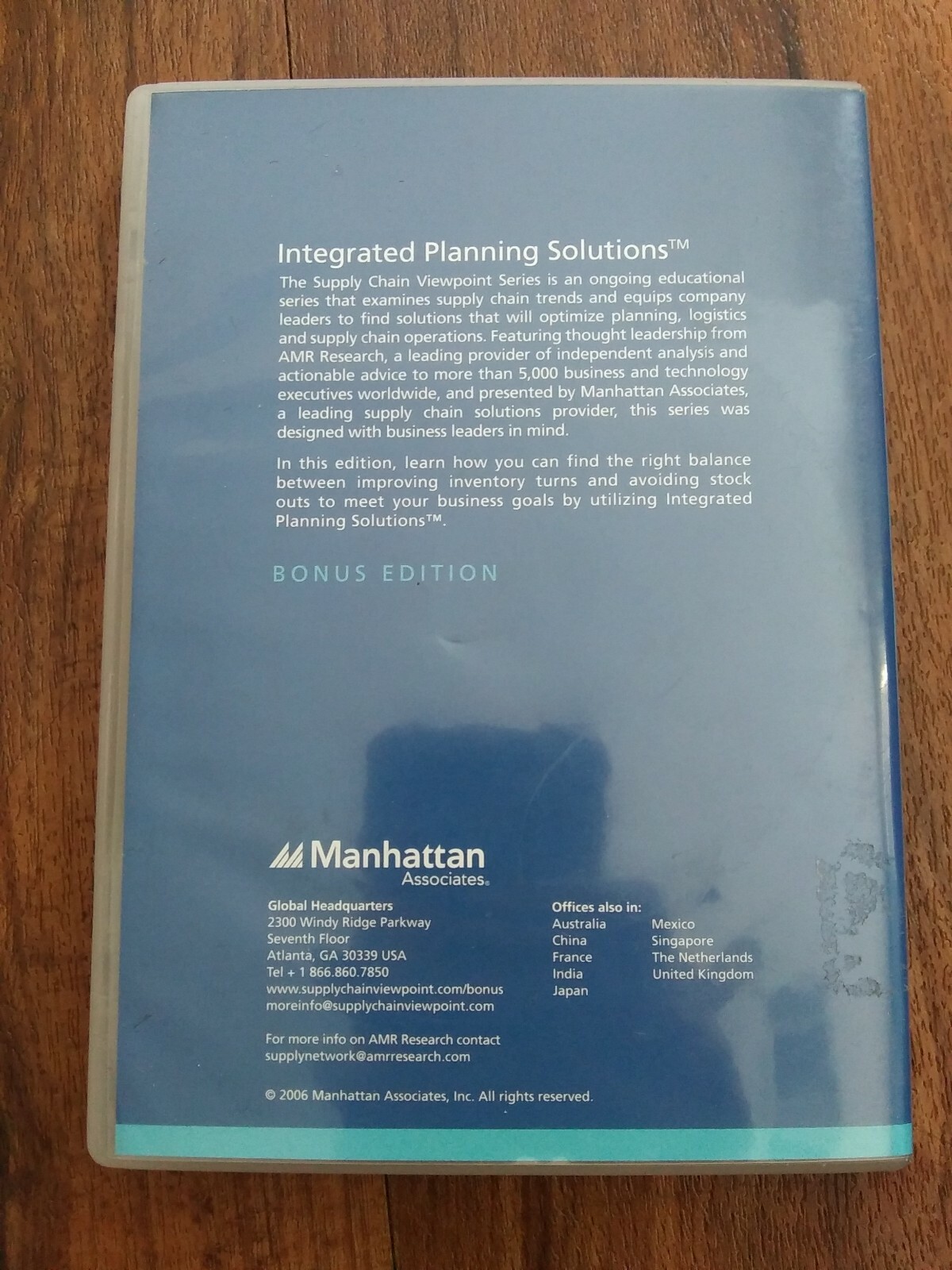 Integrated Planning Solutions Supply Chain Viewpoint Bonus Edition (CD-Rom 2006)