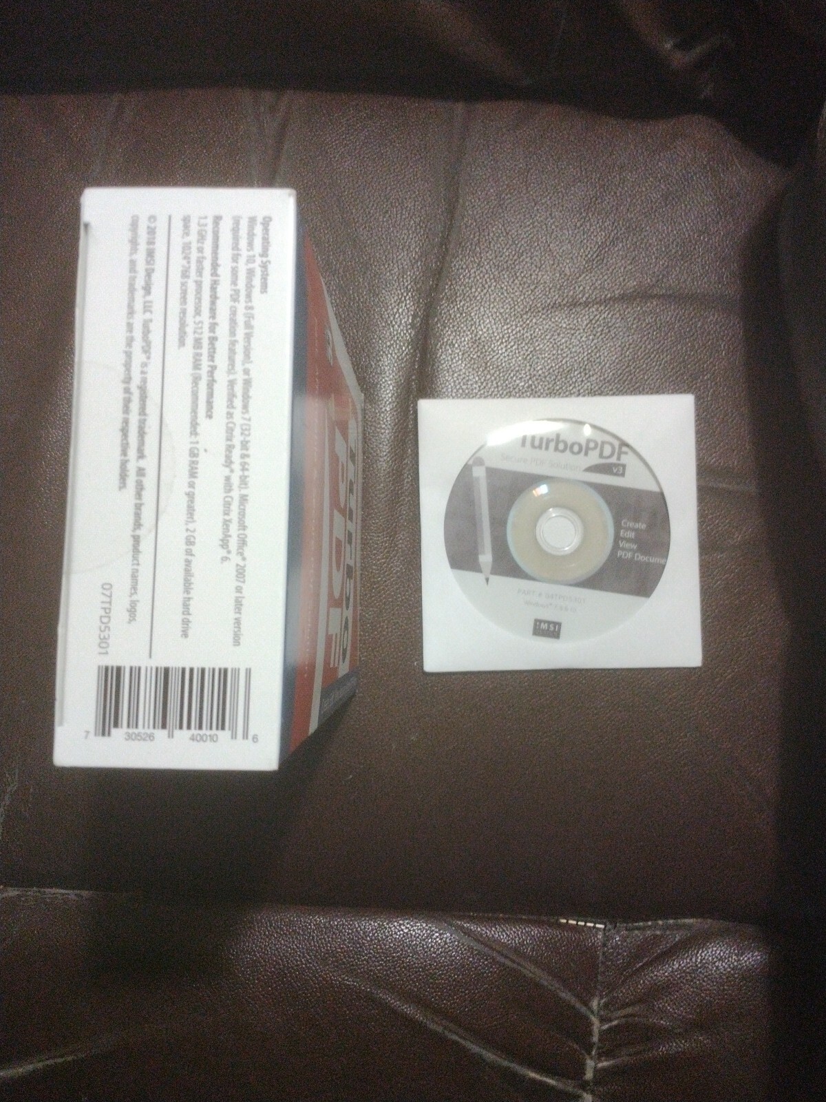 NEW IMSI TURBO PDF SOFTWARE New, open box UNUSED