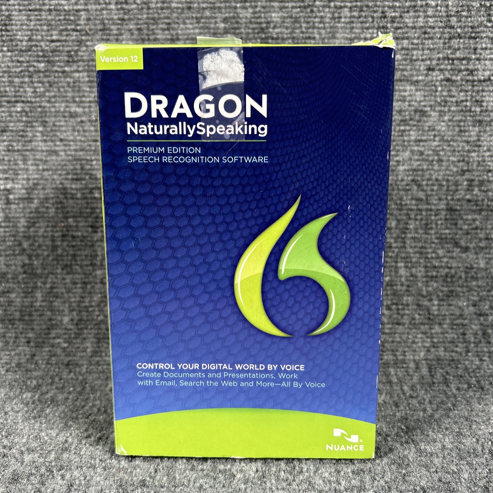Nuance Dragon NaturallySpeaking Version 12 Premium (Retail) for Windows Open Box