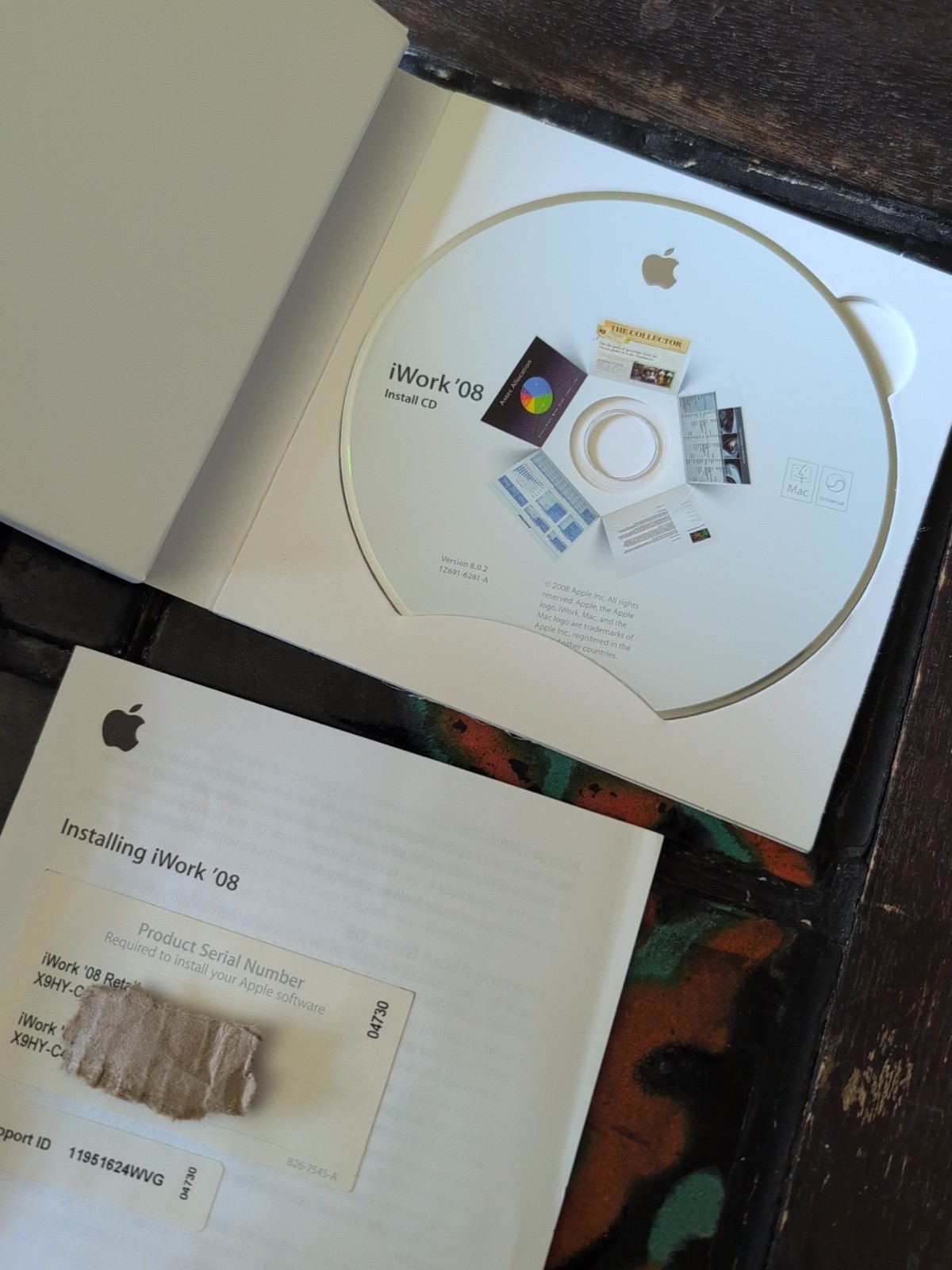 Apple iWork 08 for Mac / MB6247/A – – Keynote, Pages, Numbers