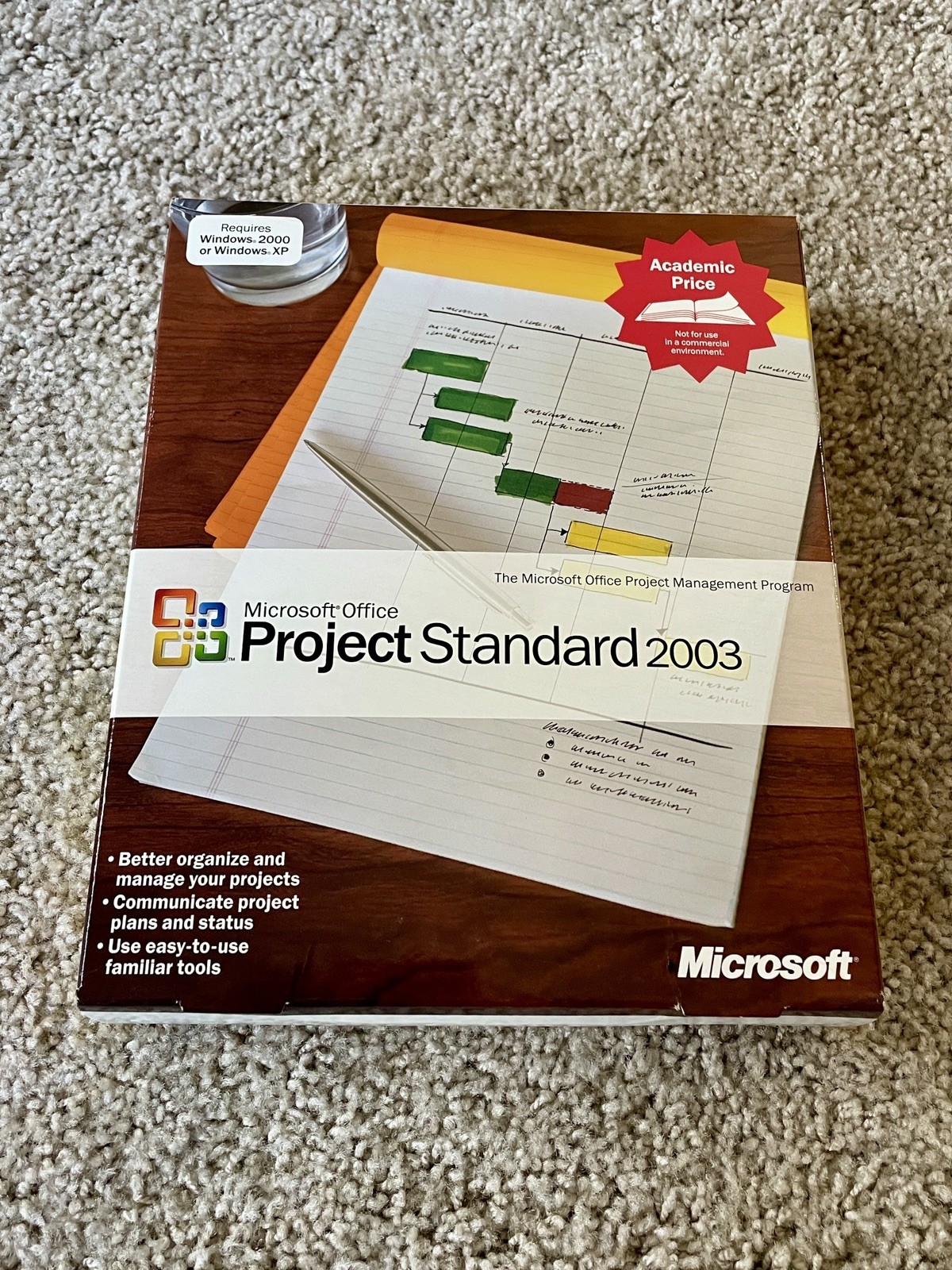 Microsoft Office Project Standard 2003 Academic Edition With Activation Key