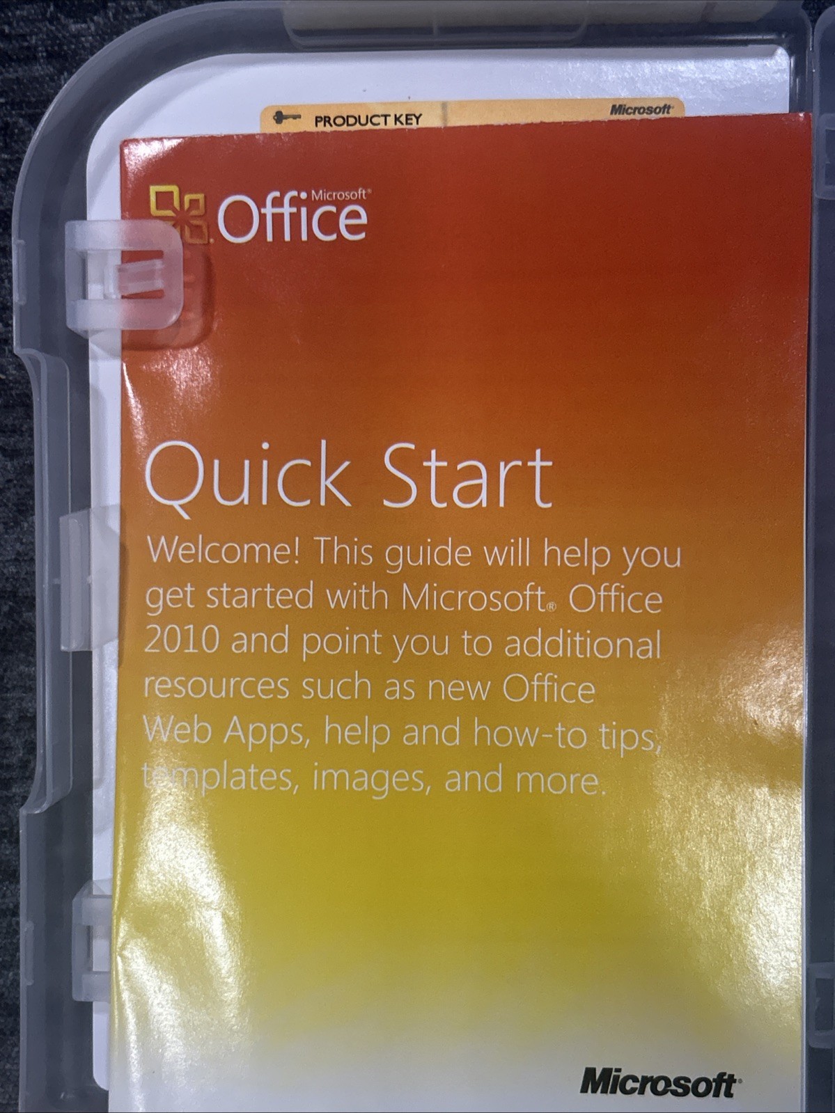 Microsoft Office Home and Student 2010 Family Pack Open Box Untested As Is