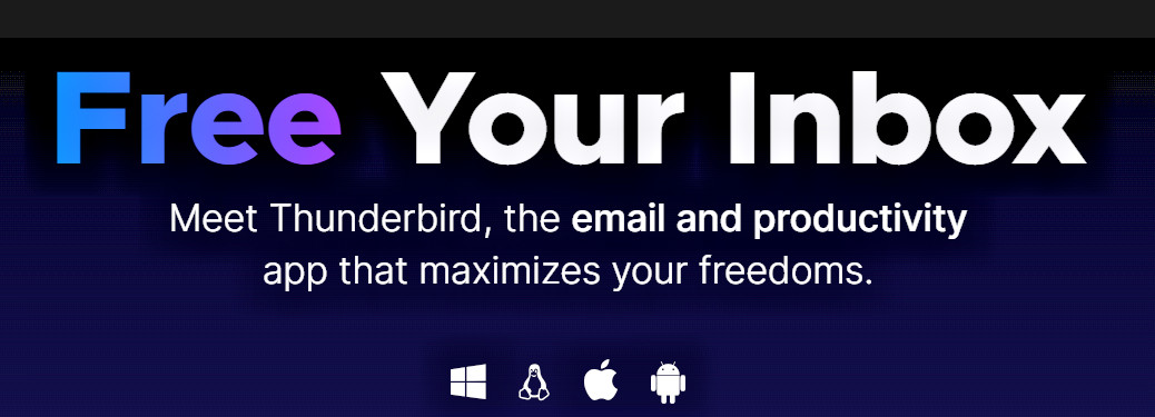 Thunderbird Email and Chat Client – Windows/MacOS – DVD