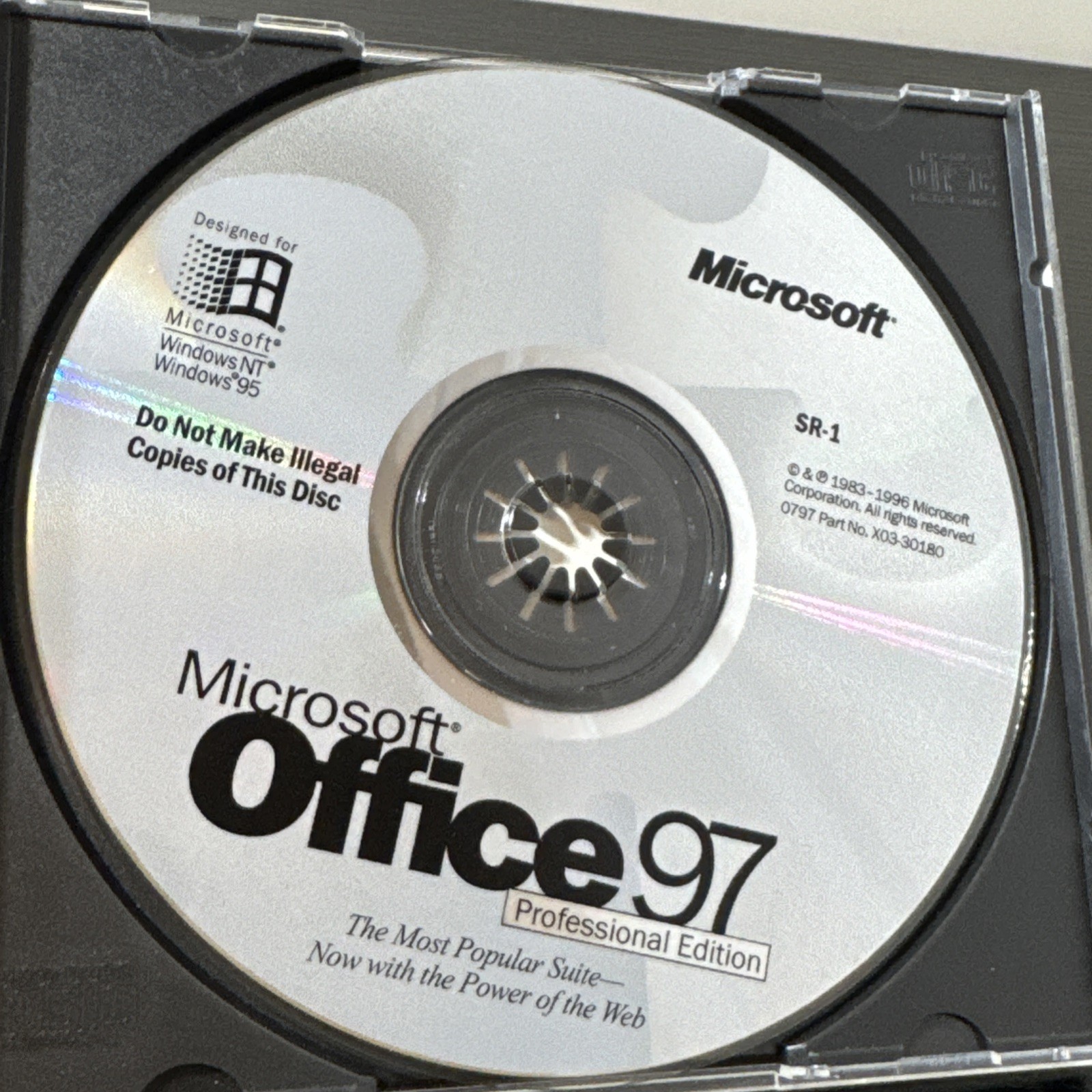 Vintage – Microsoft Office 97 Professional Edition CD-ROM with Product CD Key
