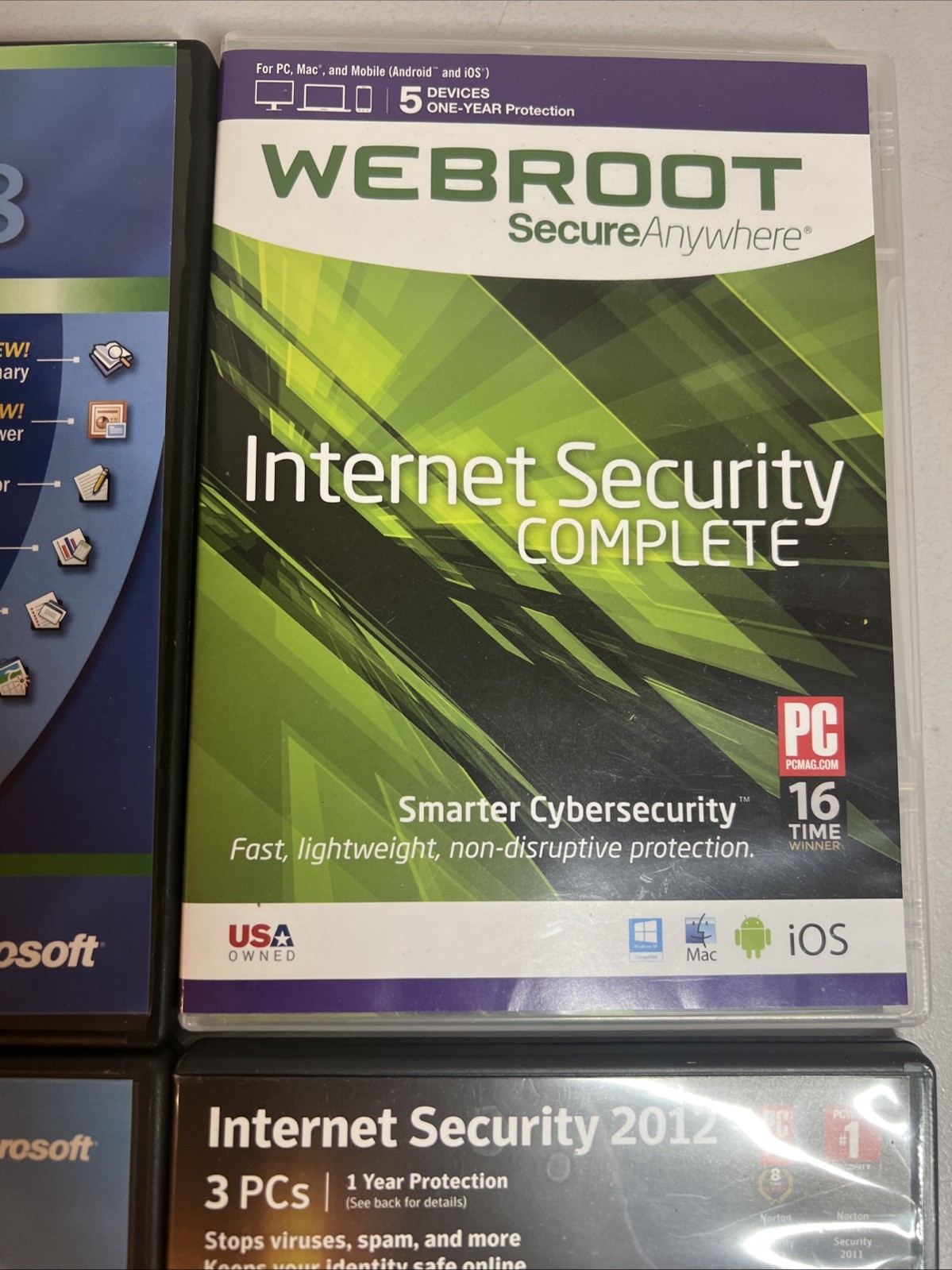Lot 4 PC Software Microsoft Works 8 Streets & Trips 2007 Norton Webroot