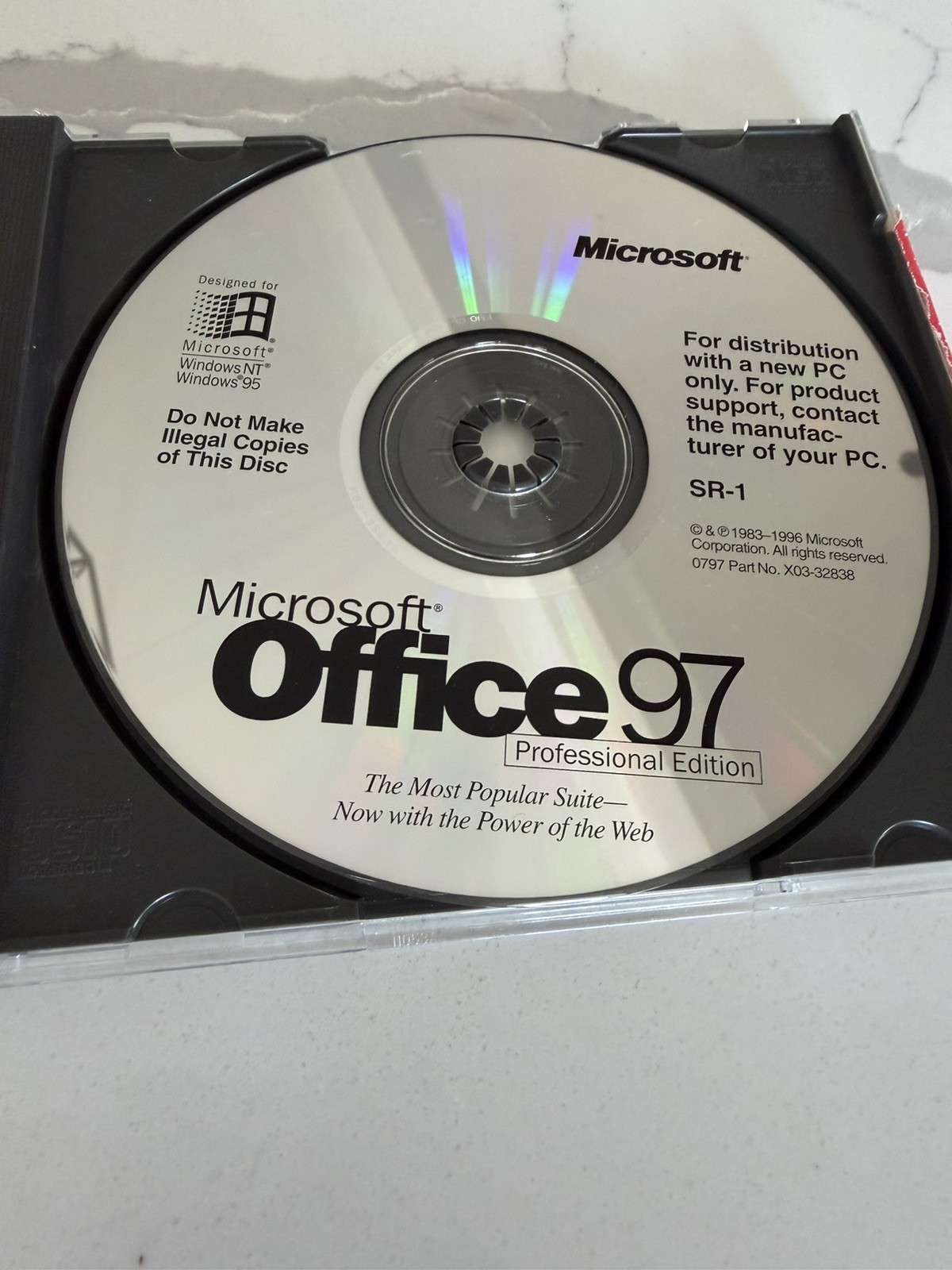 Microsoft Office 97 Professional Edition Software 97 CD ROM