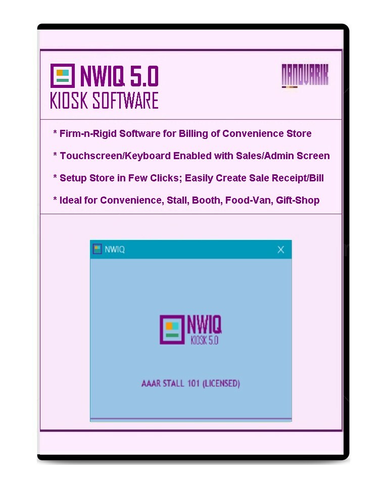 NWIQ Point Of Sale Software – Booth Inventory Billing