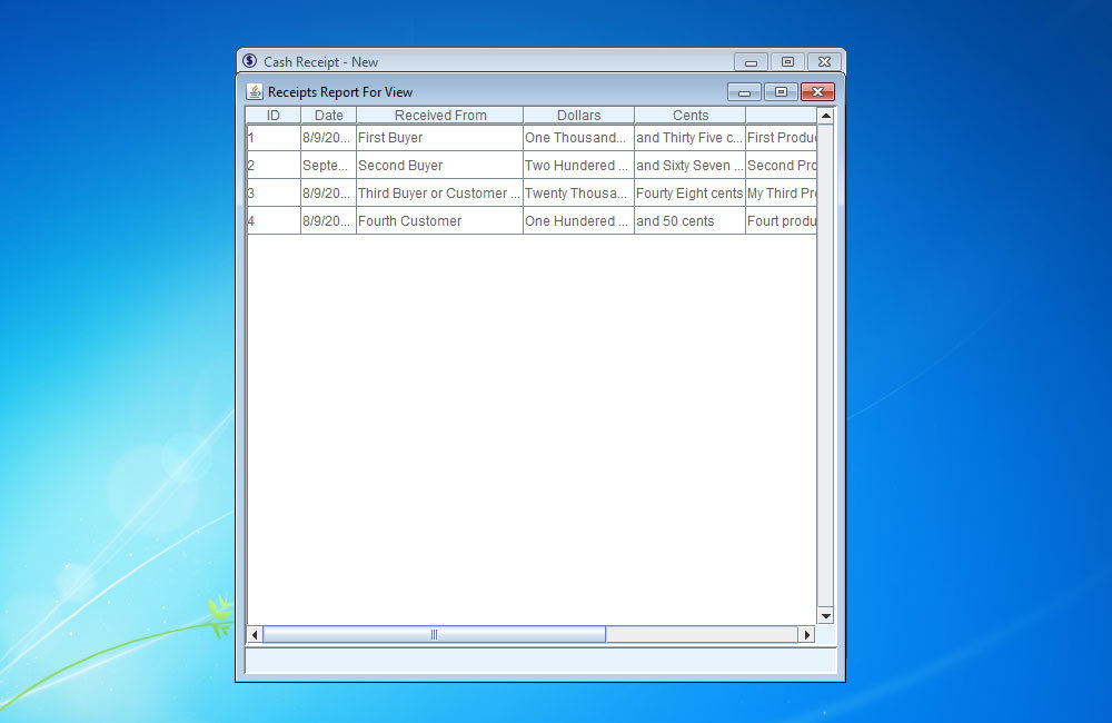 Cash Receipt Software Management App Generator Maker Billing Invoice ON SOFT02