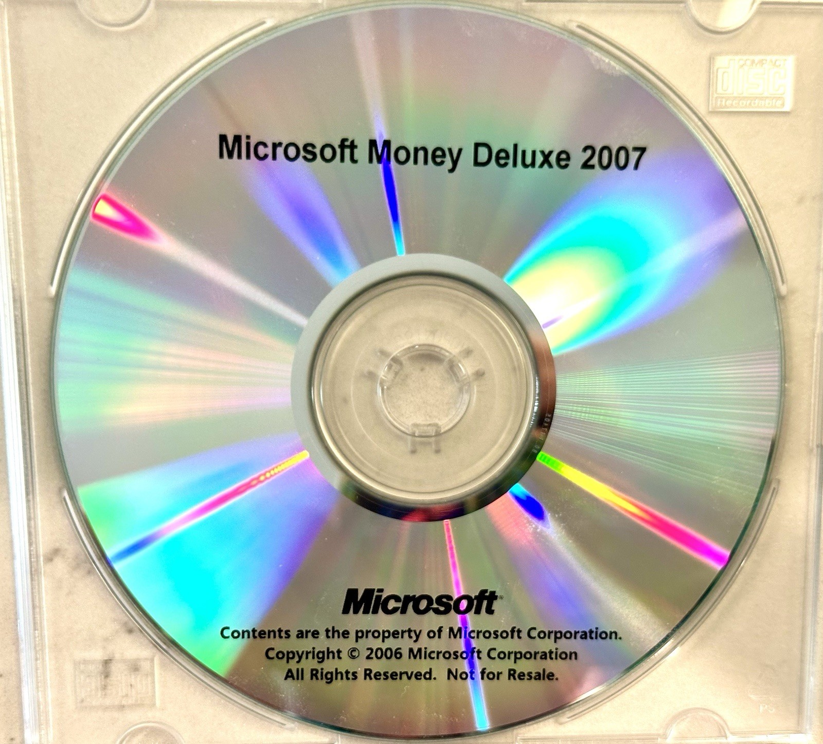 Microsoft Money 2007 -Deluxe Edition Software CD-ROM