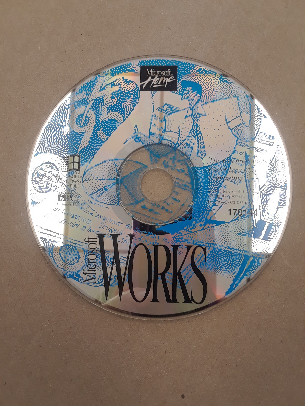 Microsoft Works Home 3.0 CD-Rom Vintage Software