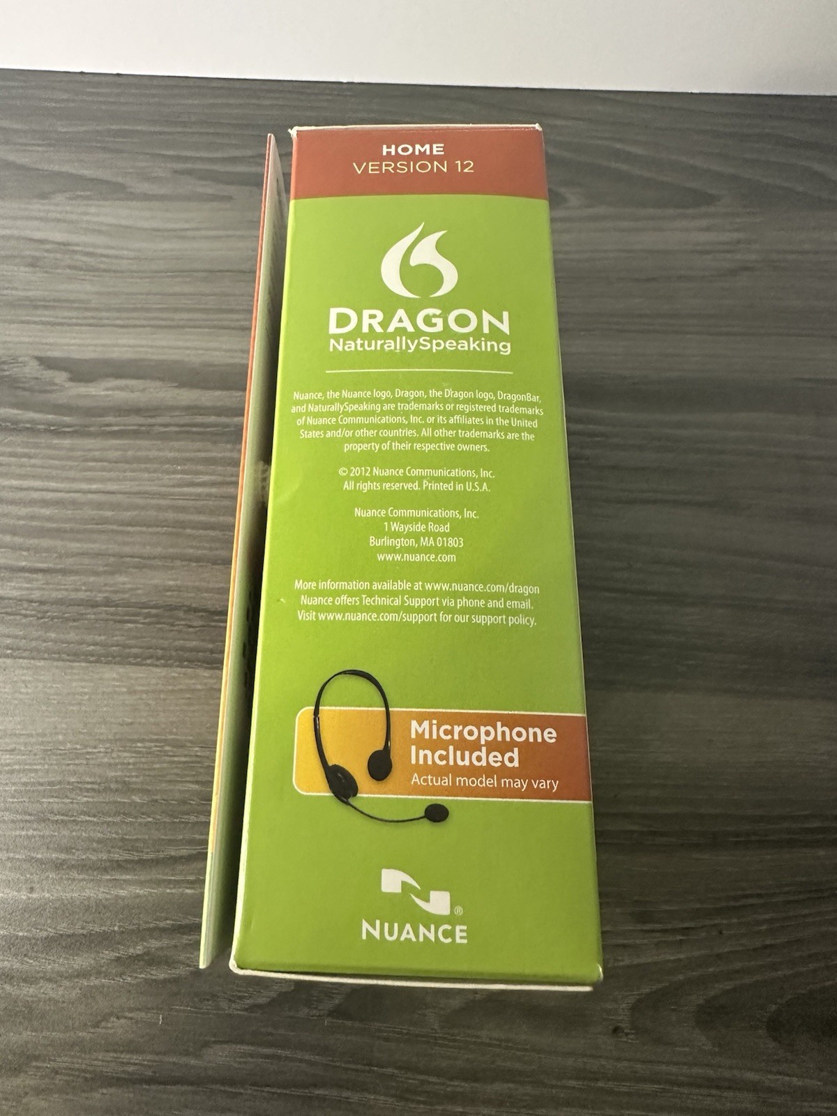 Nuance Dragon Naturally Speaking 12 Home Edition Speech Recognition Software NEW