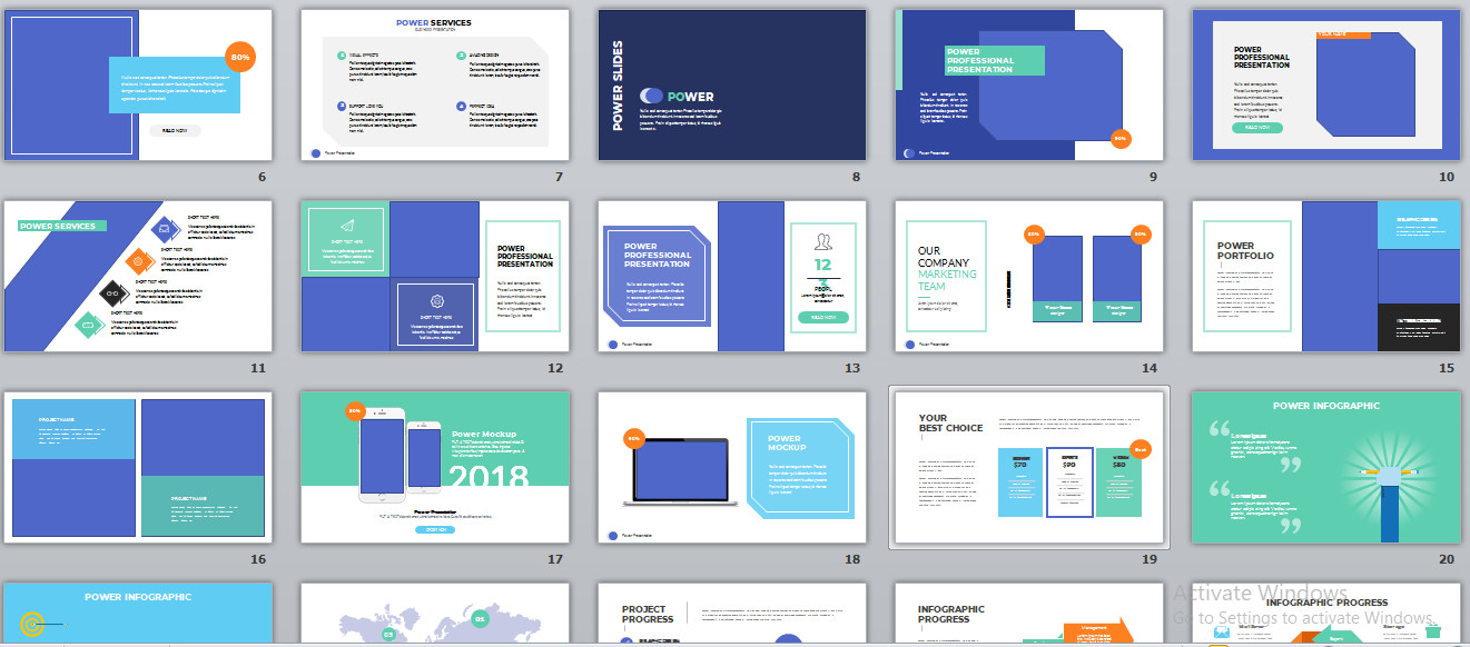 POWERPOINT TEMPLATED – Templated Powerpoint for Presentation 003