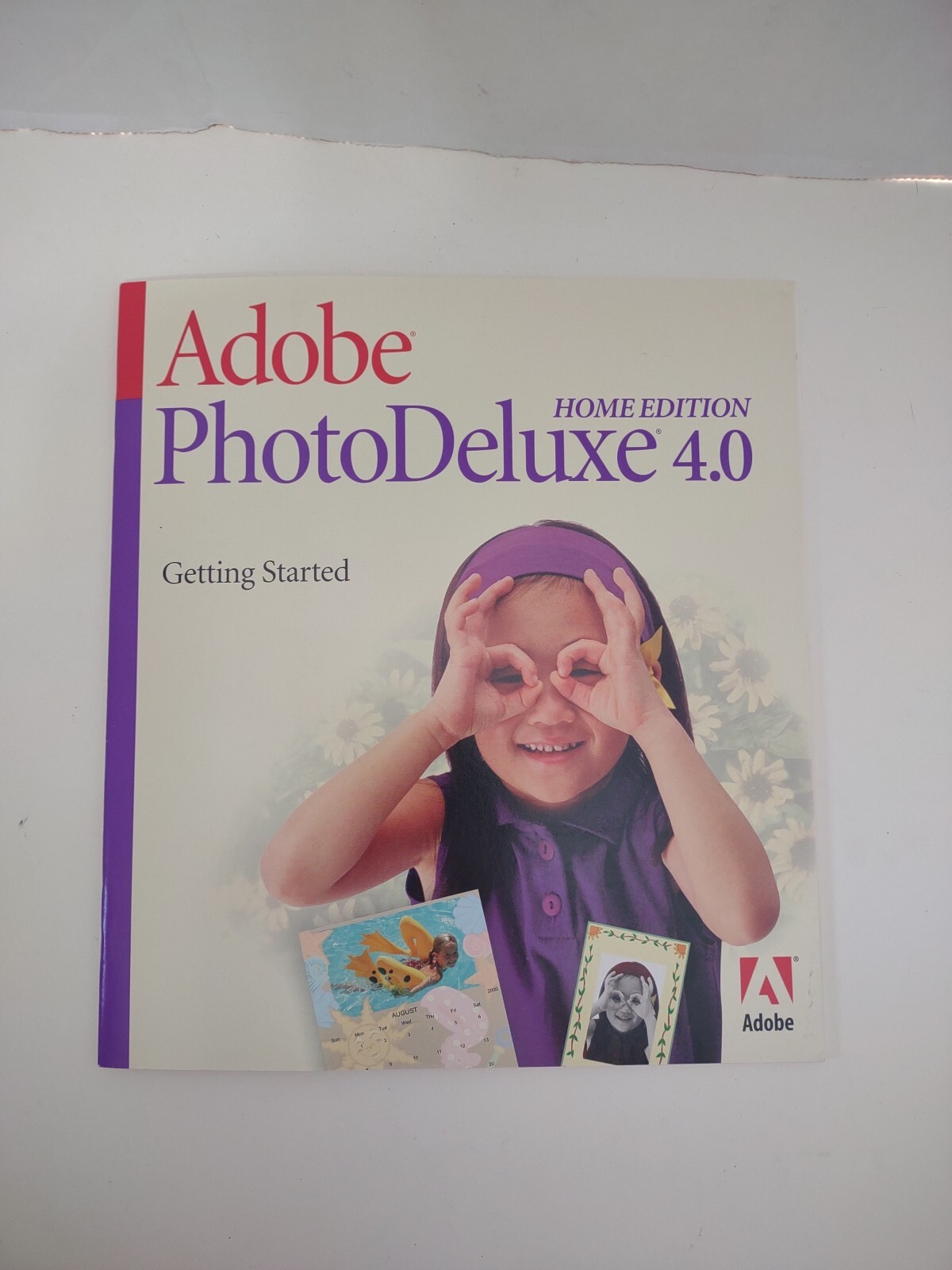 Vintage 1999 Adobe Photo Deluxe Home Edition 4.0 BOOK ONLY Getting Started