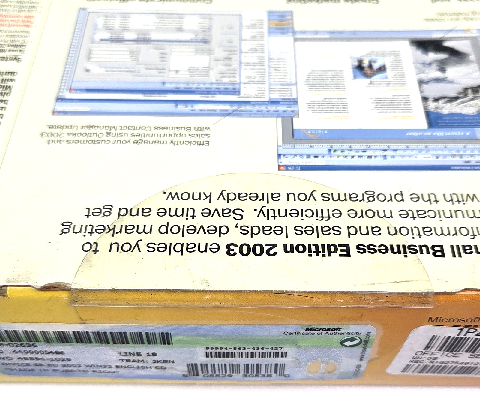 Microsoft Office 2003 Small Business Edition New Sealed OEM Authentic