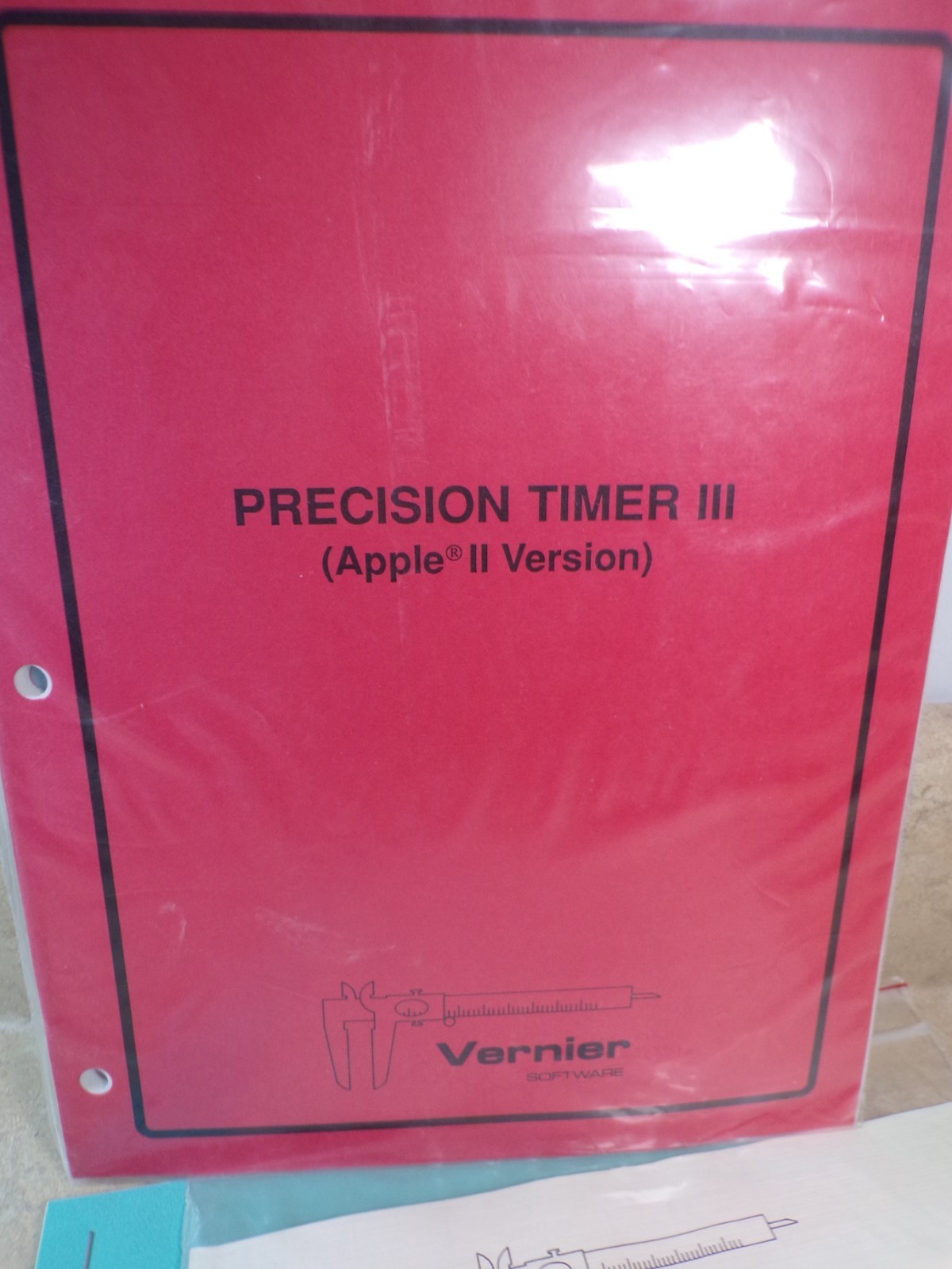 Software for Macintosh Vernier Lab-Pro Precision Timer III MPLI Apple 5-1/4 Disc