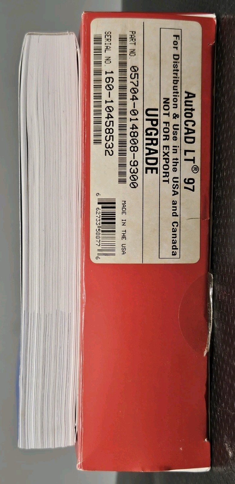 Autodesk AutoCAD LT 97 Upgrade Box Manuals & CD **UNTESTED AS-IS**