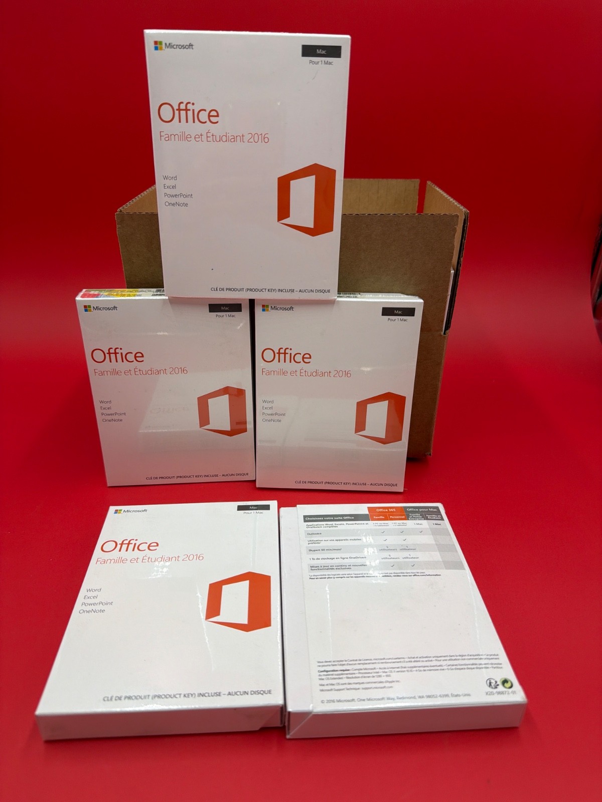 Microsoft Office 2016 Home and Student Edition Mac GZA-01096 SEALED NEW