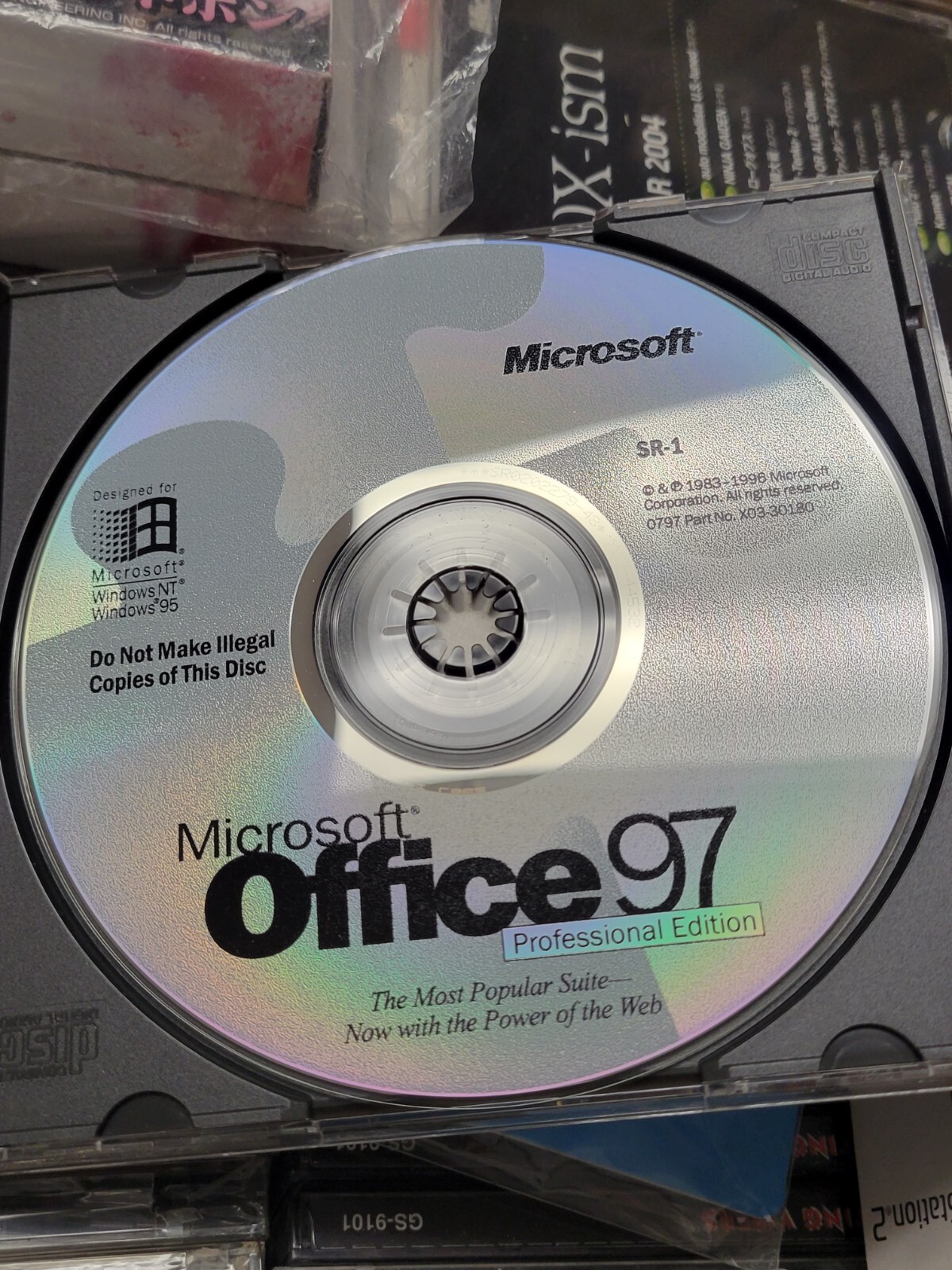 Microsoft Office 97 Professional Edition (1996) Pre-Owned Windows Software CD
